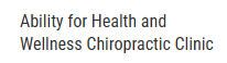 Ability For Health & Wellness