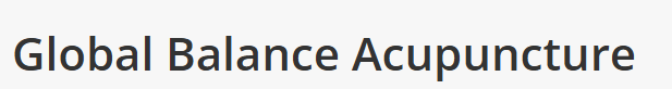Global Balance Acupuncture