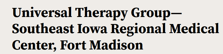 Universal Therapy Group