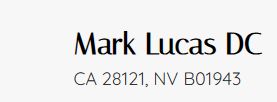 Mark Lucas DC