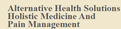 Alternative Health Solutions