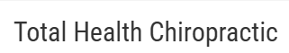 Total Health Chiropractic